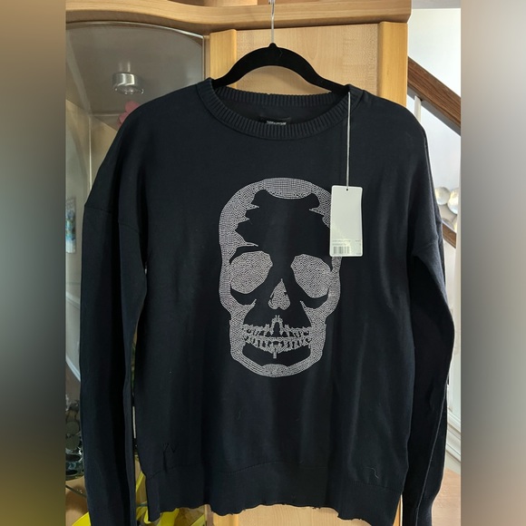 Zadig & Voltaire Sweaters - NWT Zadig & Voltaire Gaby Skull Strass Wool Sweater women’s size S